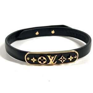 LOUIS VUITTON Monogram Leather Bracelet